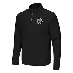 NFL Las Vegas Raiders Antigua Step Up Quarter-Zip Pullover
