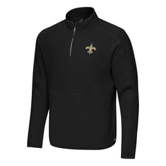 NFL New Orleans Saints Antigua Step Up Quarter-Zip Pullover