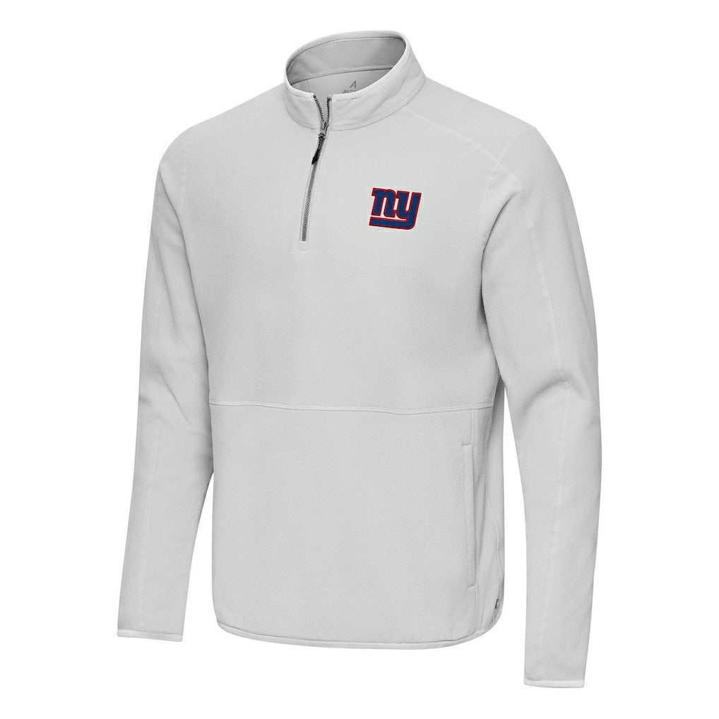 NFL New York Giants Antigua Step Up Quarter-Zip Pullover
