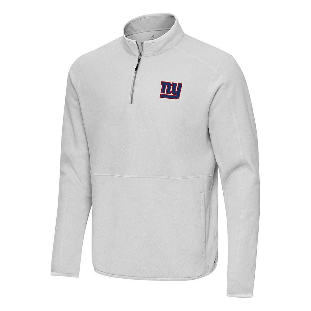 NFL New York Giants Antigua Step Up Quarter-Zip Pullover