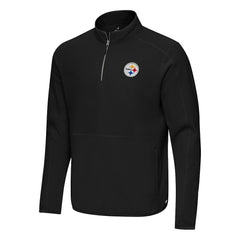 NFL Pittsburgh Steelers Antigua Step Up Quarter-Zip Pullover