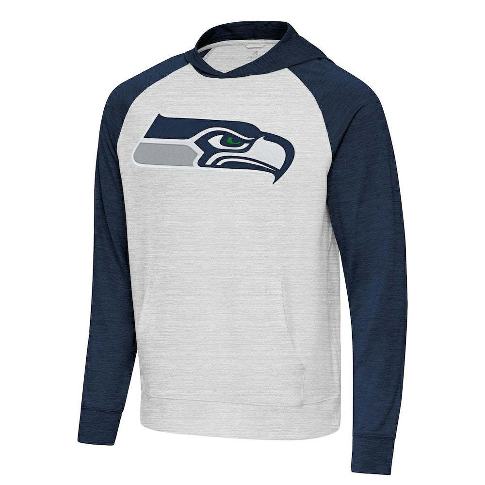 NFL Seattle Seahawks Antigua Urgent Raglan Pullover Hoodie