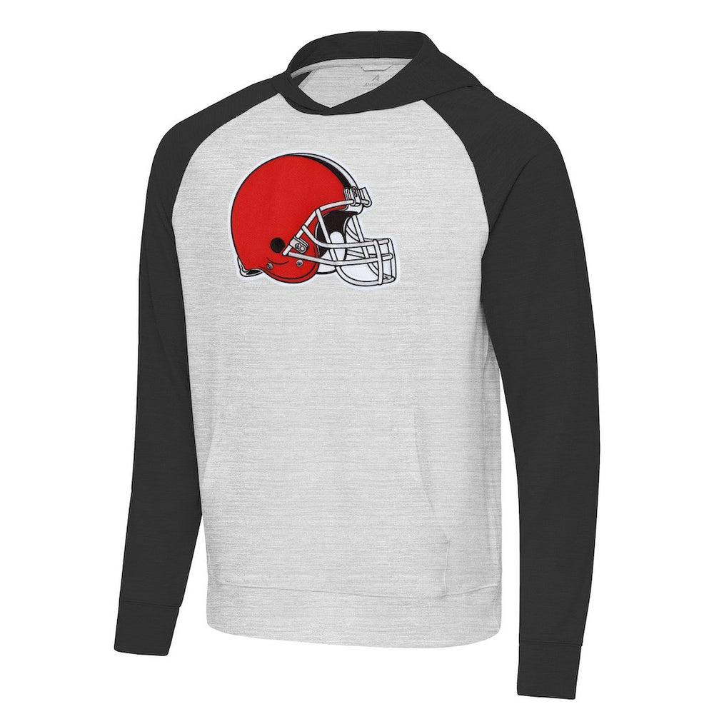NFL Cleveland Browns Antigua Urgent Raglan Pullover Hoodie