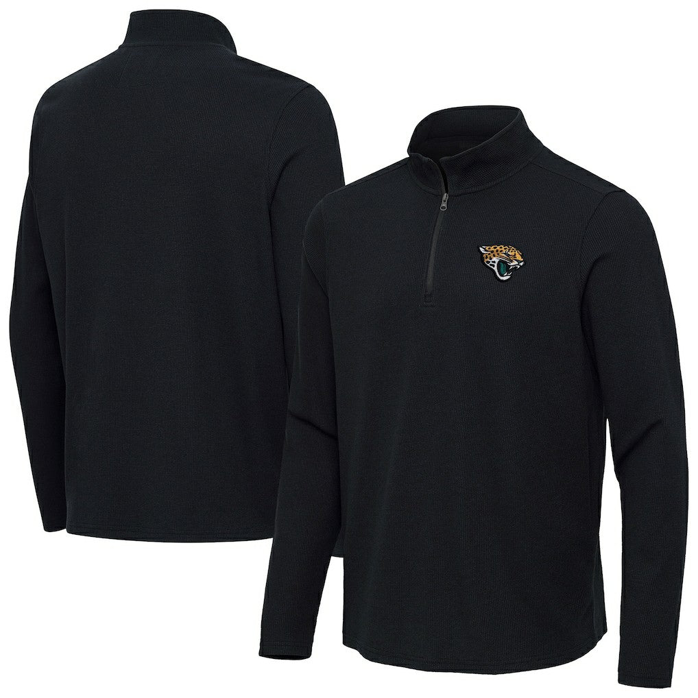 NFL Jacksonville Jaguars Antigua Sync Tri-Blend Quarter-Zip Pullover