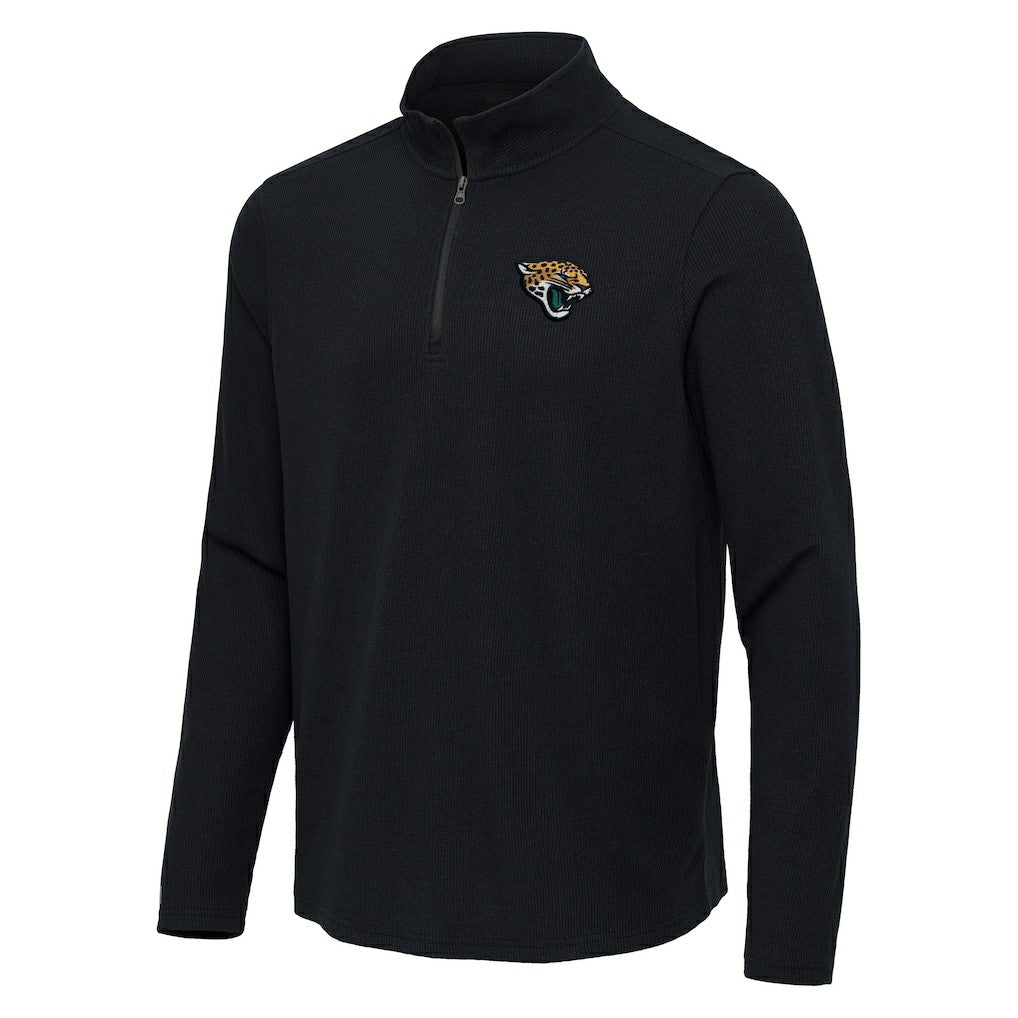 NFL Jacksonville Jaguars Antigua Sync Tri-Blend Quarter-Zip Pullover