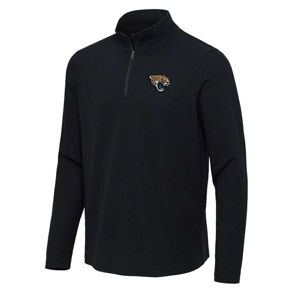 NFL Jacksonville Jaguars Antigua Sync Tri-Blend Quarter-Zip Pullover