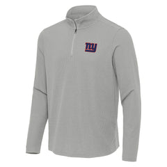 NFL New York Giants Antigua Sync Tri-Blend Quarter-Zip Pullover