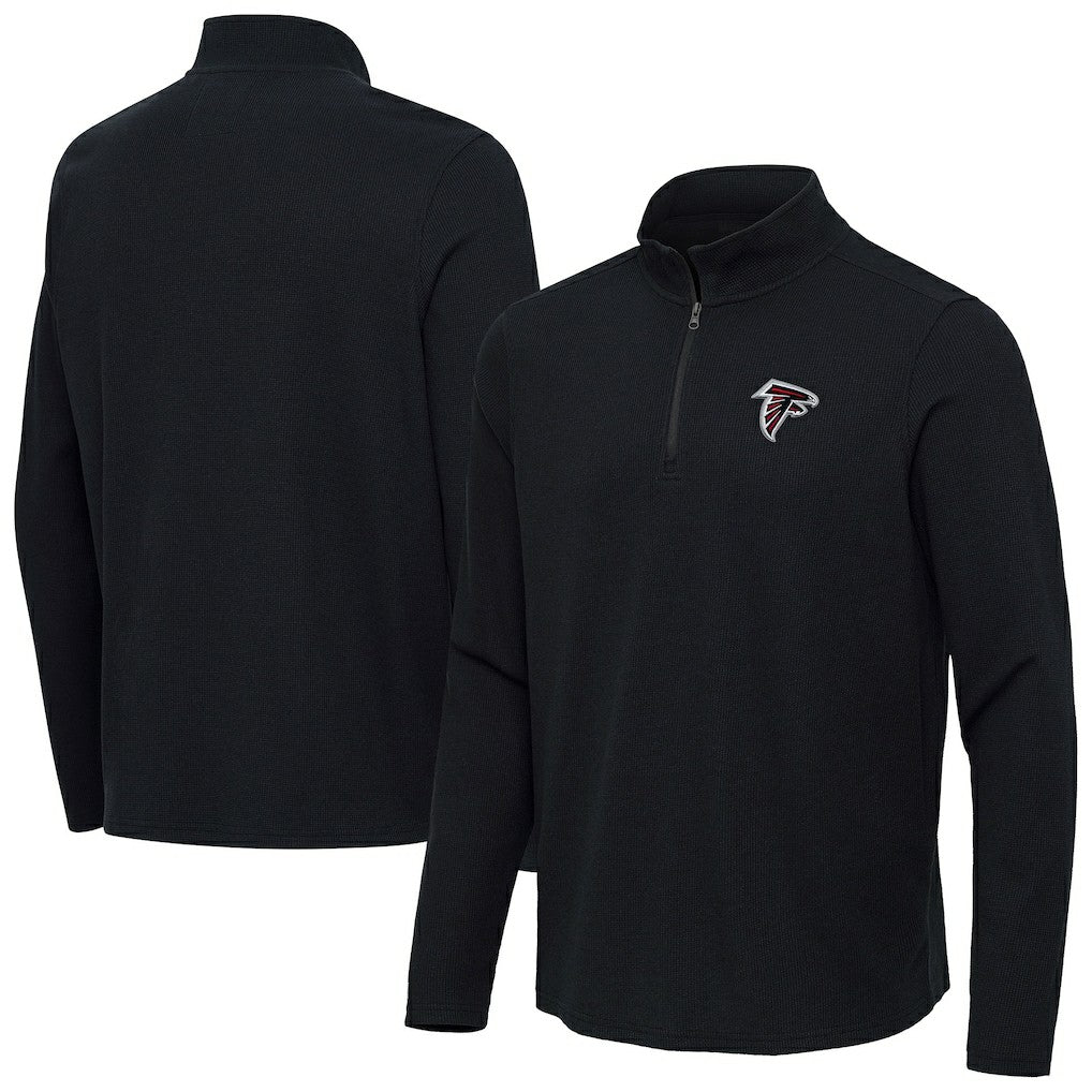 NFL Atlanta Falcons Antigua Sync Tri-Blend Quarter-Zip Pullover