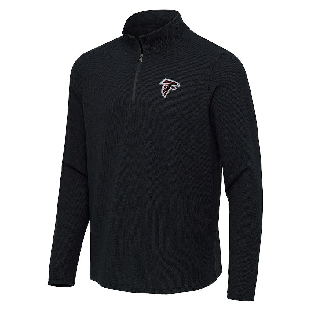 NFL Atlanta Falcons Antigua Sync Tri-Blend Quarter-Zip Pullover