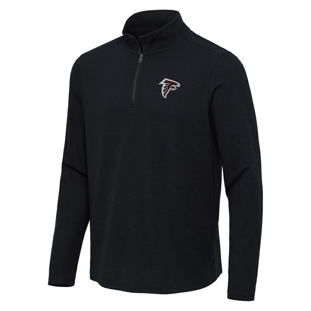 NFL Atlanta Falcons Antigua Sync Tri-Blend Quarter-Zip Pullover