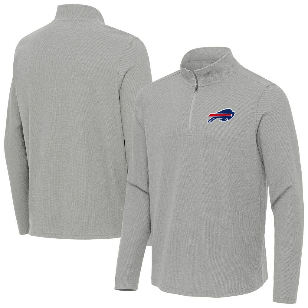NFL Buffalo Bills Antigua Sync Tri-Blend Quarter-Zip Pullover