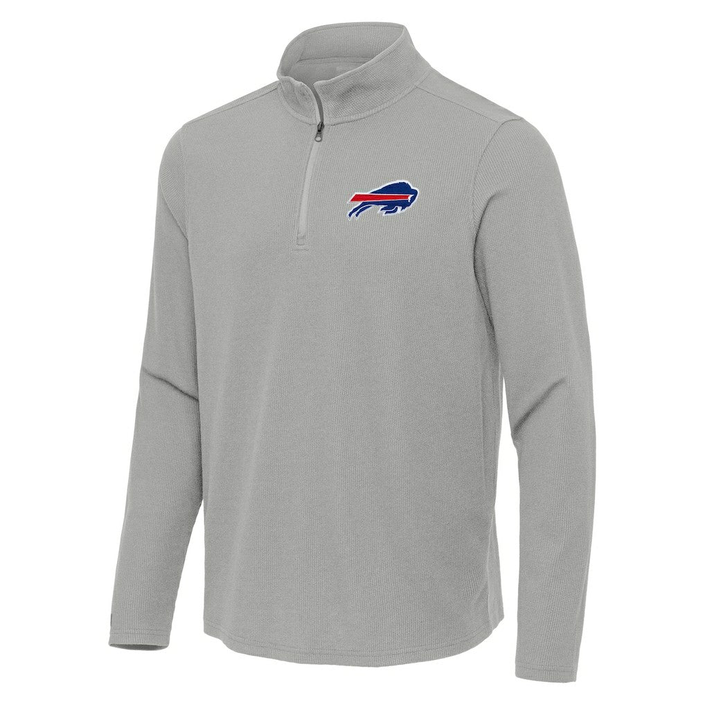 NFL Buffalo Bills Antigua Sync Tri-Blend Quarter-Zip Pullover