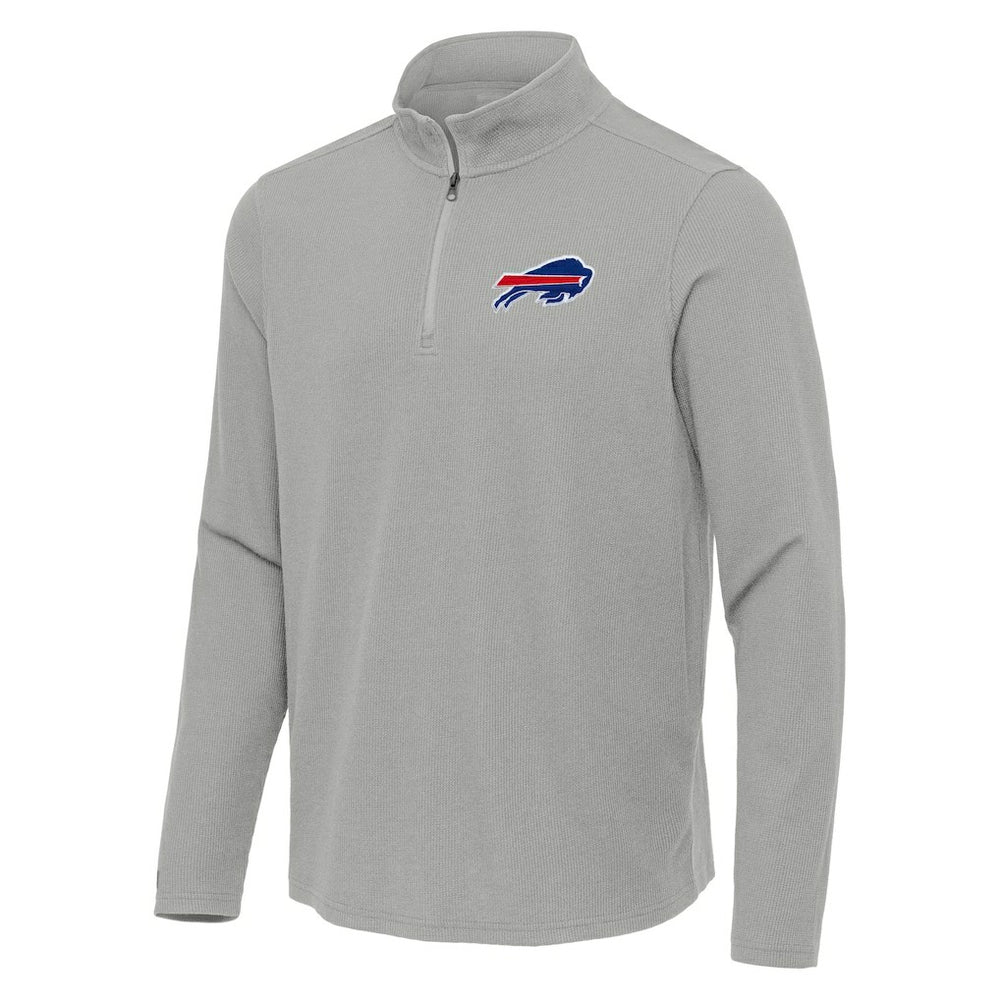 NFL Buffalo Bills Antigua Sync Tri-Blend Quarter-Zip Pullover