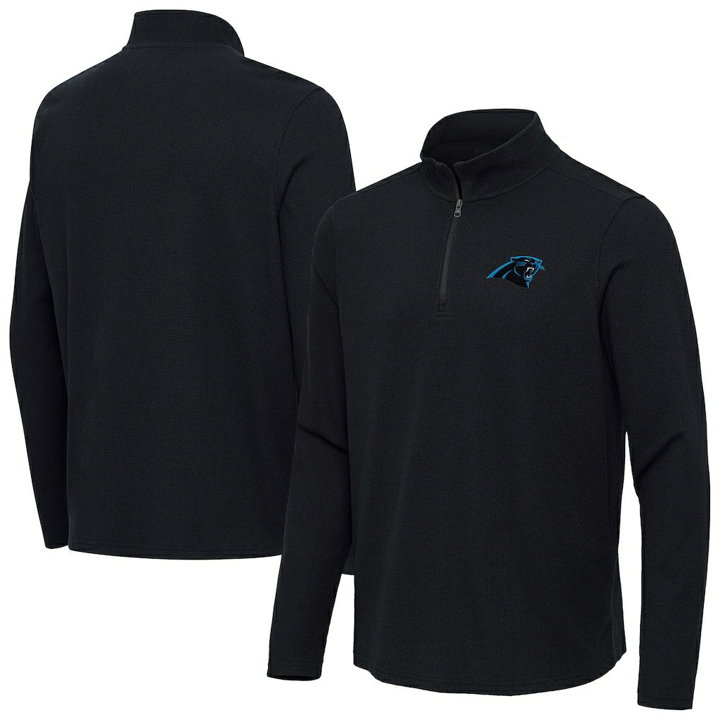 NFL Carolina Panthers Antigua Sync Tri-Blend Quarter-Zip Pullover