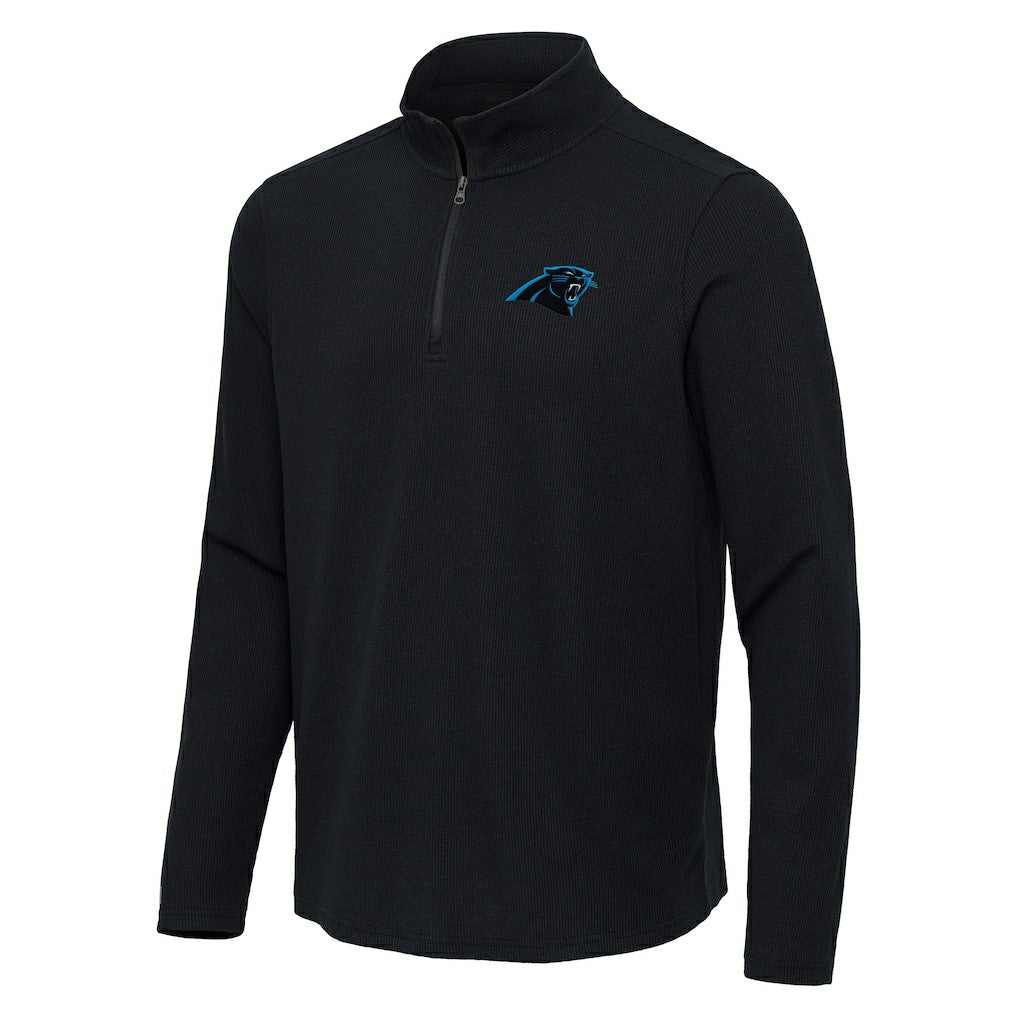 NFL Carolina Panthers Antigua Sync Tri-Blend Quarter-Zip Pullover