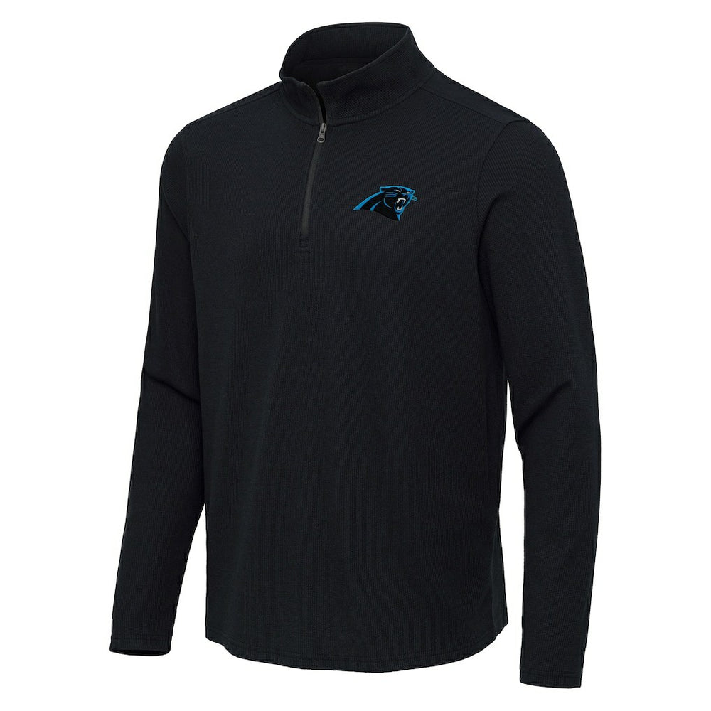 NFL Carolina Panthers Antigua Sync Tri-Blend Quarter-Zip Pullover