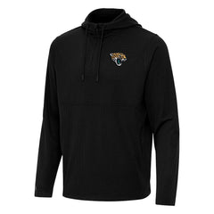 NFL Jacksonville Jaguars Antigua Connected Quarter-Zip Pullover Hoodie
