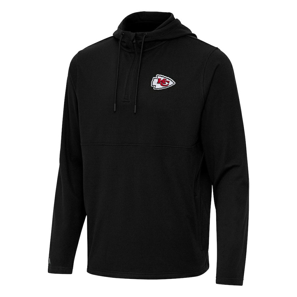 NFL Kansas City Chiefs Antigua Connected Quarter-Zip Pullover Hoodie