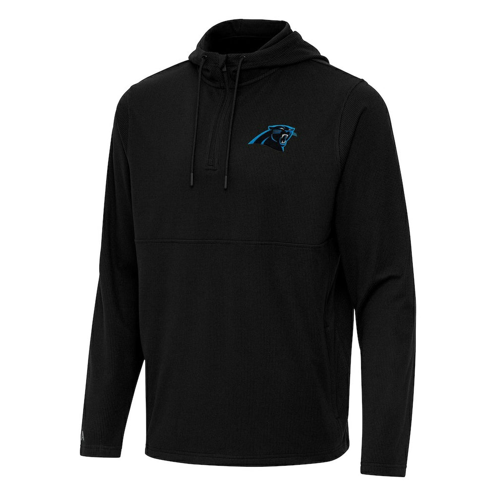 NFL Carolina Panthers Antigua Connected Quarter-Zip Pullover Hoodie