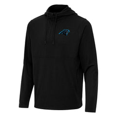 NFL Carolina Panthers Antigua Connected Quarter-Zip Pullover Hoodie
