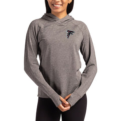NFL Atlanta Falcons Cutter & Buck Women's Primary Logo Adapt Knit Recycled Raglan Pullover Hoodie