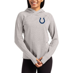 NFL Indianapolis Colts Cutter & Buck Women's Primary Logo Adapt Knit Recycled Raglan Pullover Hoodie