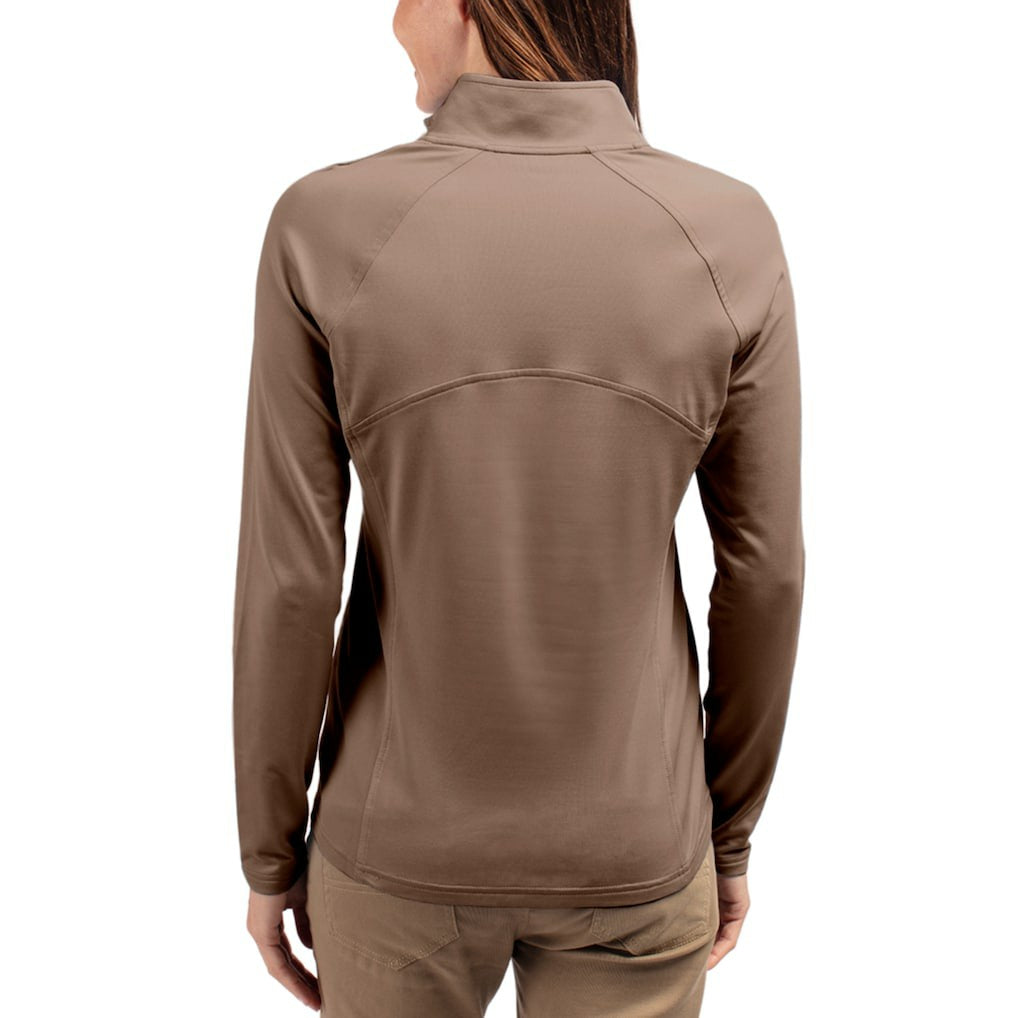 NFL Philadelphia Eagles Cutter & Buck Women's Tonal Adapt Eco Knit Stretch Recycled Raglan Half-Zip Pullover