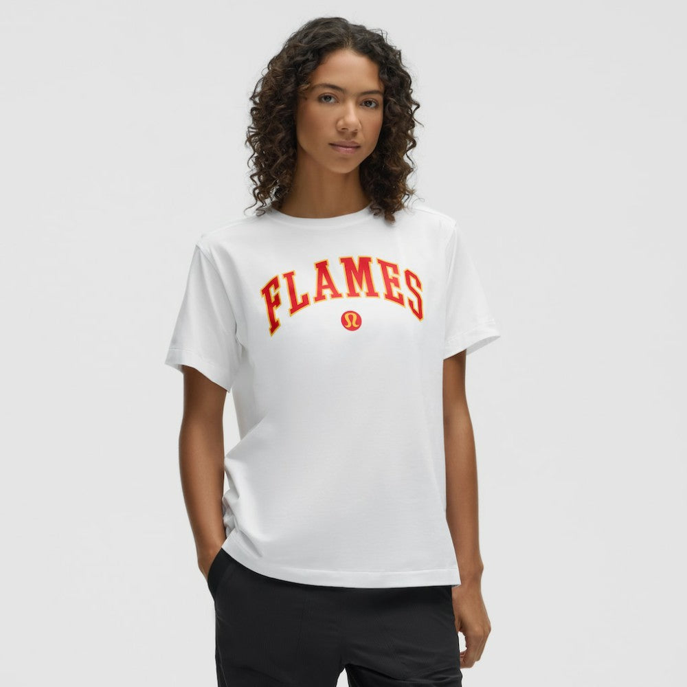 Calgary Flames lululemon Women's All Yours Organic Cotton T-Shirt