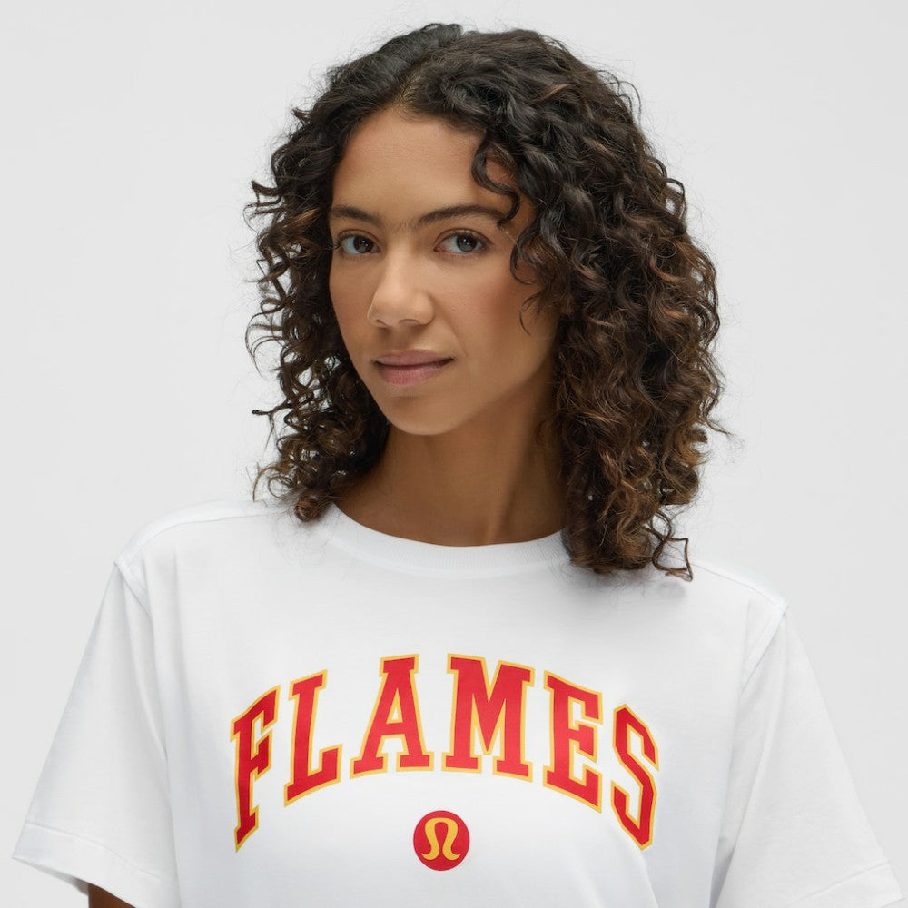 Calgary Flames lululemon Women's All Yours Organic Cotton T-Shirt