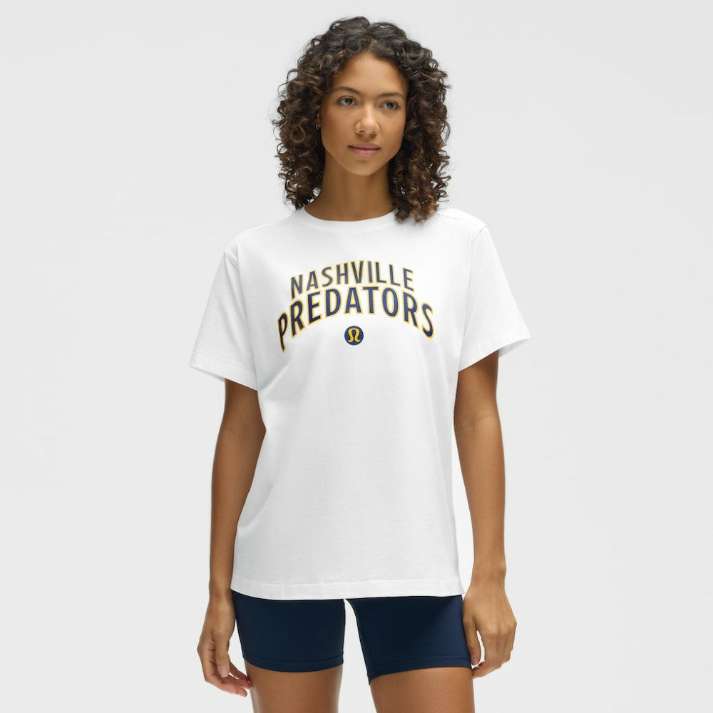 Nashville Predators lululemon Women's All Yours Organic Cotton T-Shirt