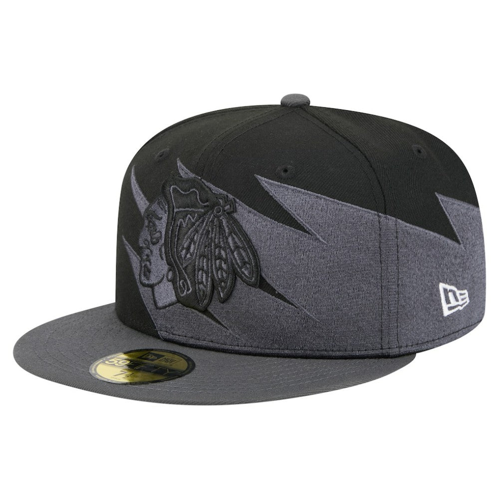 Chicago Blackhawks New Era Spikes 59FIFTY Fitted Hat