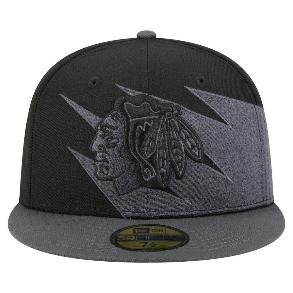 Chicago Blackhawks New Era Spikes 59FIFTY Fitted Hat