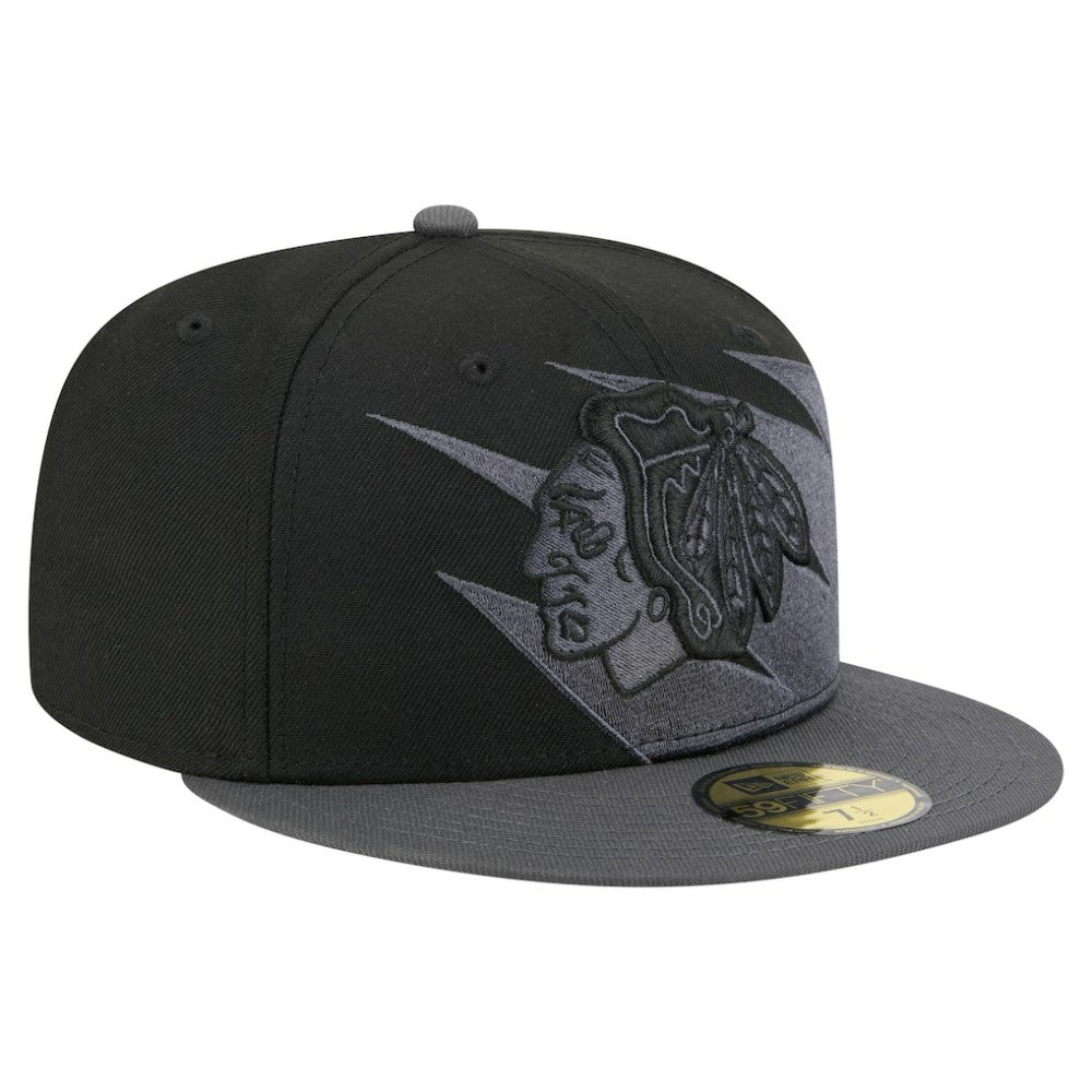 Chicago Blackhawks New Era Spikes 59FIFTY Fitted Hat