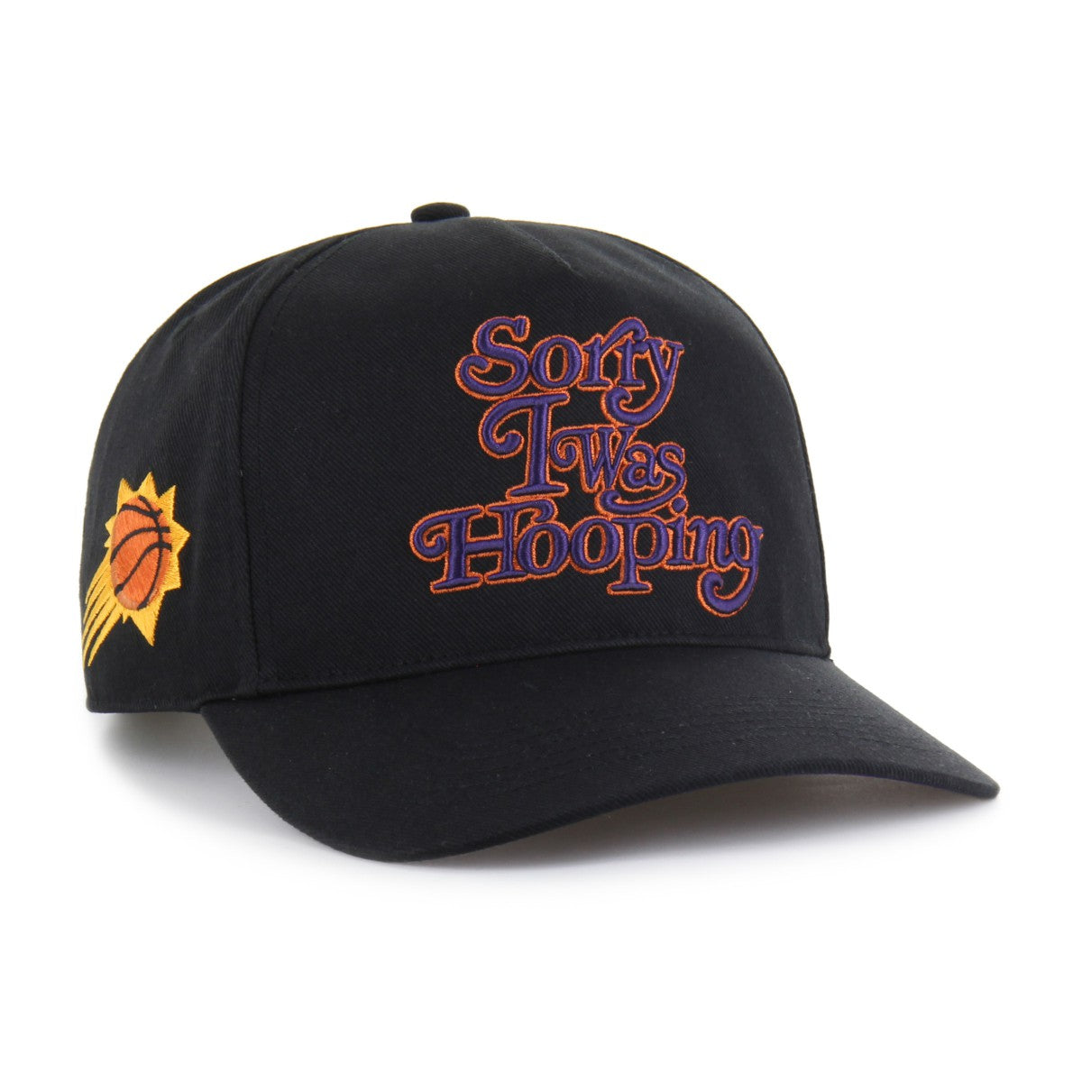 Phoenix Suns Brand Seen by '47 Sorry I Was Hooping Hitch Adjustable Hat - Black | 47 brand outlet