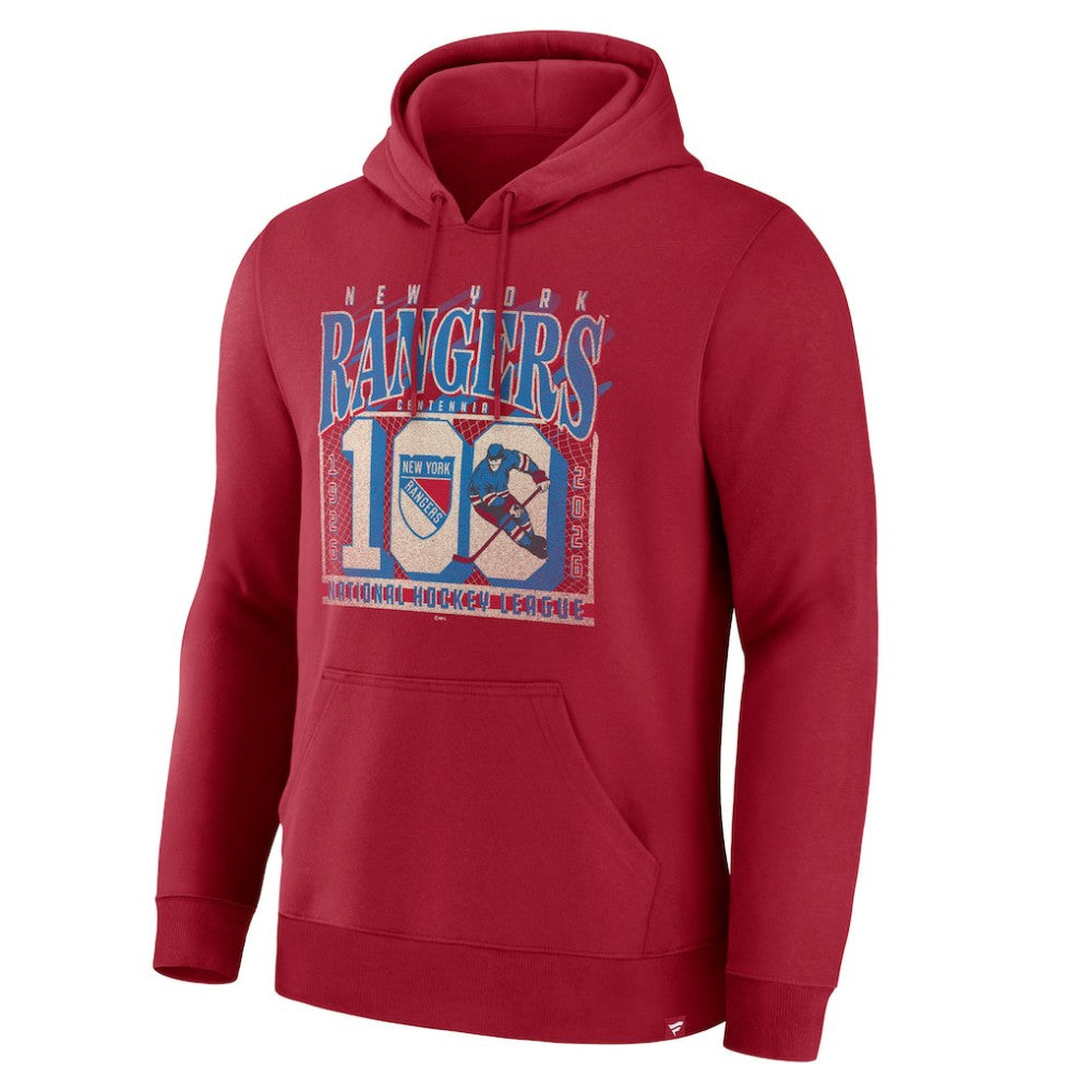 New York Rangers Fanatics Centennial Fleece Hoodie