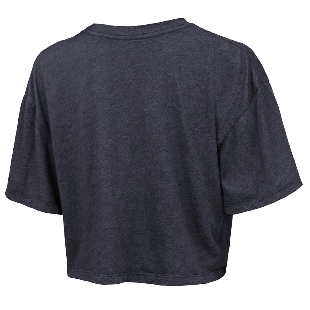Oklahoma City Thunder Majestic Threads Women's Boxy Crop Top - Navy online