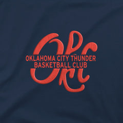 Oklahoma City Thunder Stadium Essentials Unisex Thunder Up Urban T-Shirt - Navy for sale