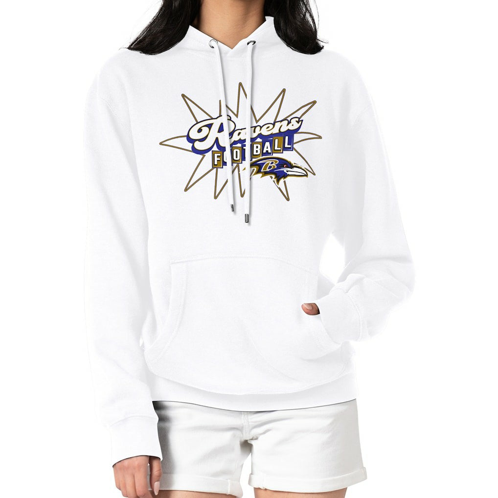 NFL Baltimore Ravens Starter Women's Drive-In Sign Pullover Hoodie