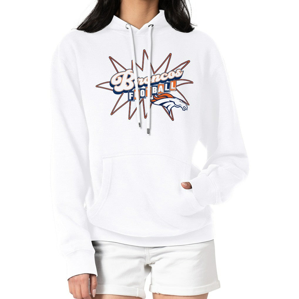NFL Denver Broncos Starter Women's Drive-In Sign Pullover Hoodie