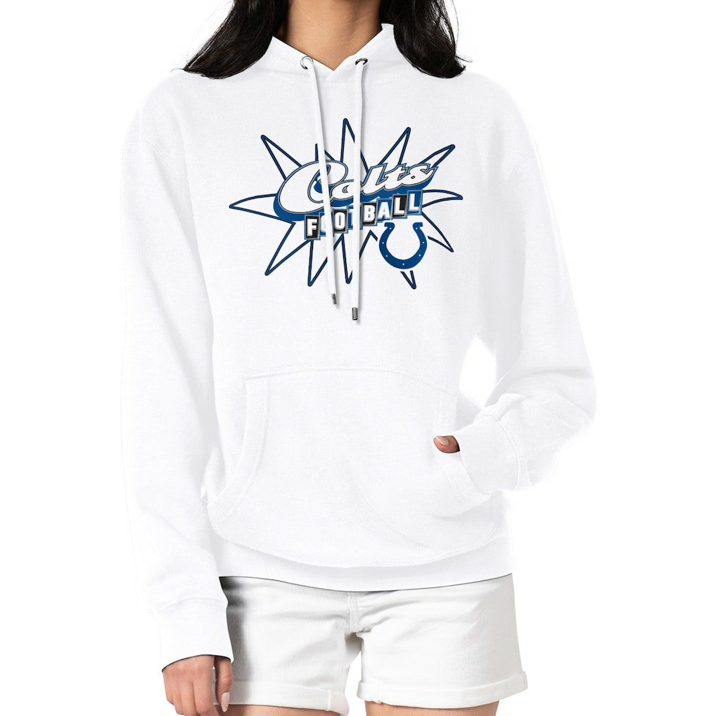 NFL Indianapolis Colts Starter Women's Drive-In Sign Pullover Hoodie