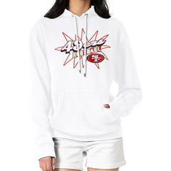 NFL San Francisco 49ers Starter Women's Drive-In Sign Pullover Hoodie