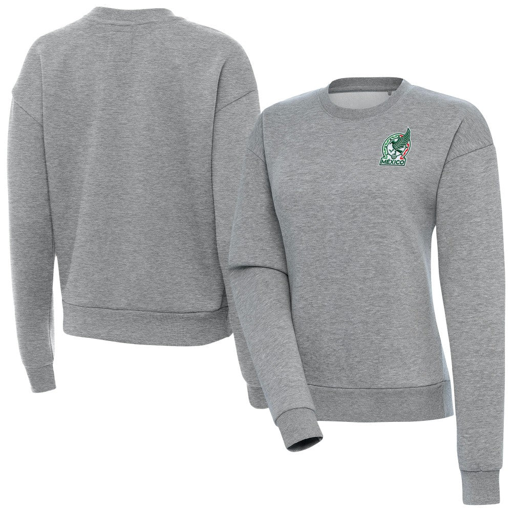 Mexico National Team Antigua Women's Takeover Pullover Sweatshirt / Soccer Sale