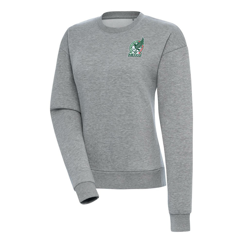 Mexico National Team Antigua Women's Takeover Pullover Sweatshirt / Soccer Sale
