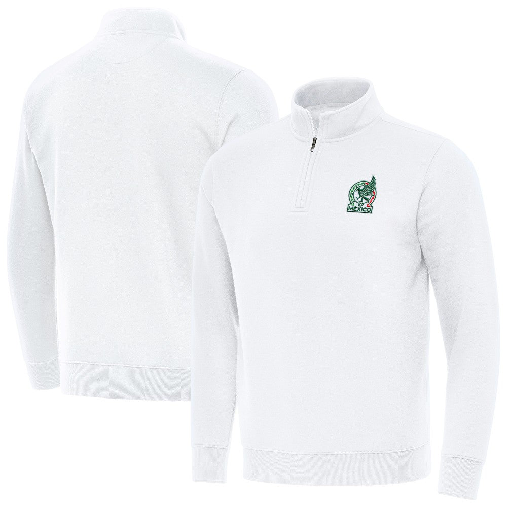 Mexico National Team Antigua Landslide Quarter-Zip Pullover / Soccer On sale