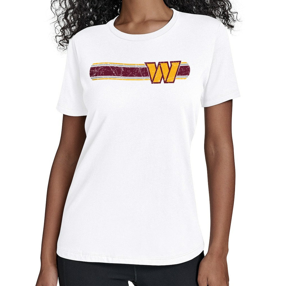 NFL Washington Commanders Starter Women's Team Stripe T-Shirt
