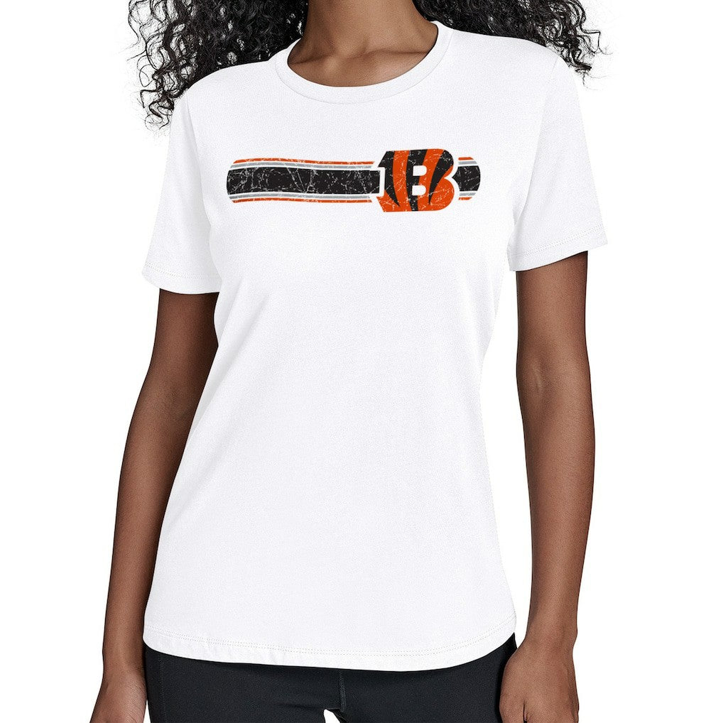 NFL Cincinnati Bengals Starter Women's Team Stripe T-Shirt