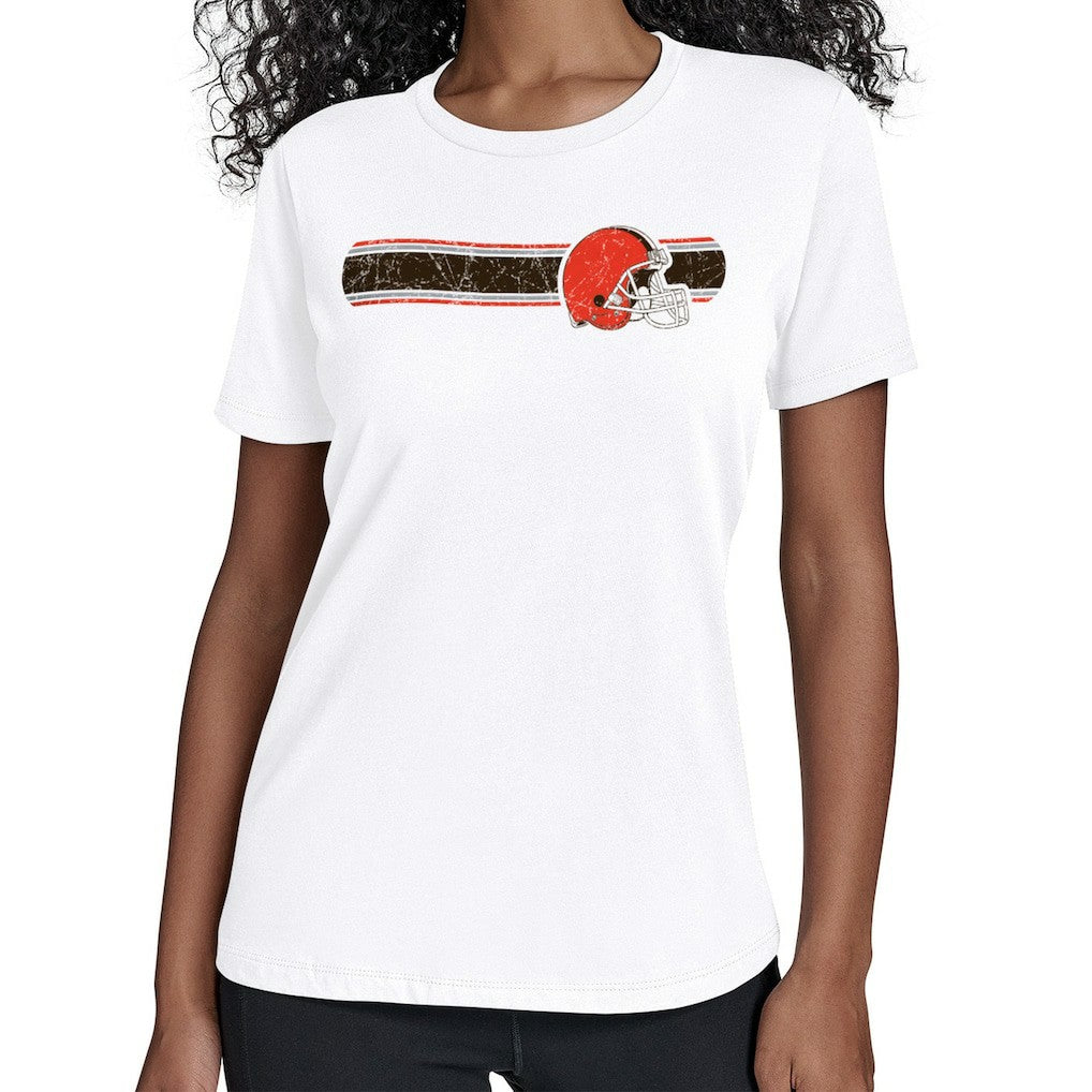 NFL Cleveland Browns Starter Women's Team Stripe T-Shirt