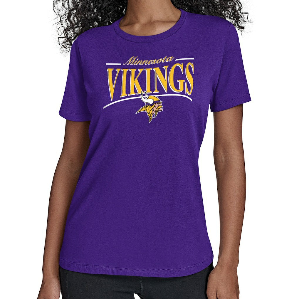 NFL Minnesota Vikings Starter Women's Arch Stripe T-Shirt