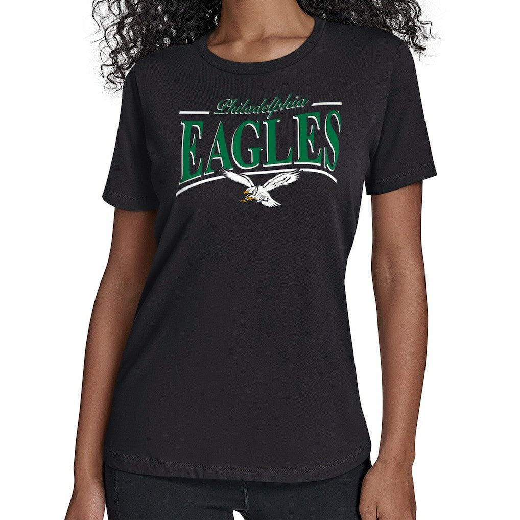 NFL Philadelphia Eagles Starter Women's Throwback Arch Stripe T-Shirt