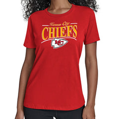 NFL Kansas City Chiefs Starter Women's Arch Stripe T-Shirt